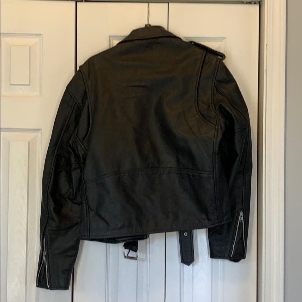 Black Biker Jacket - Picture 6 of 6